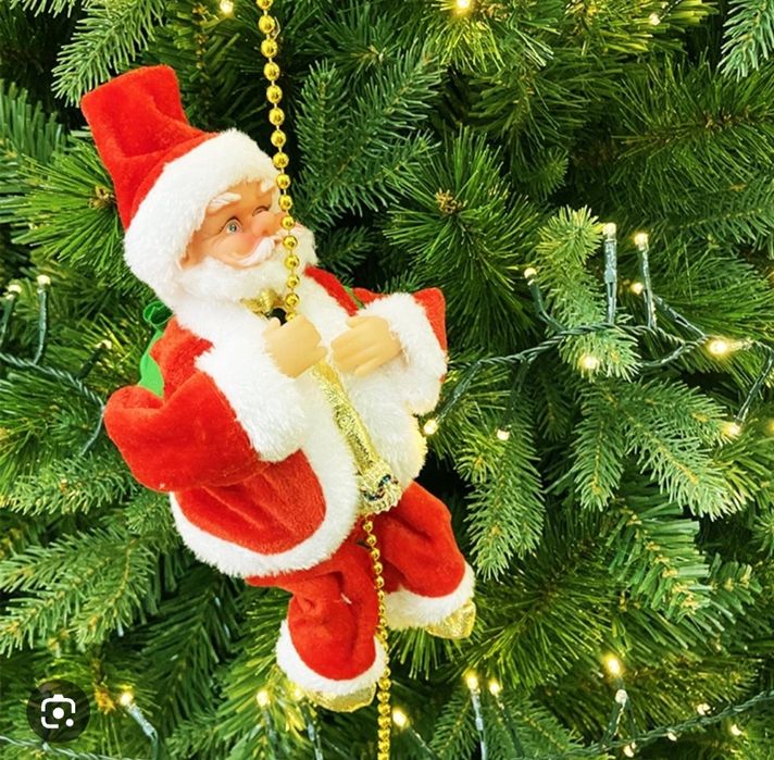 Санта Клаус на веревке Дед мороз