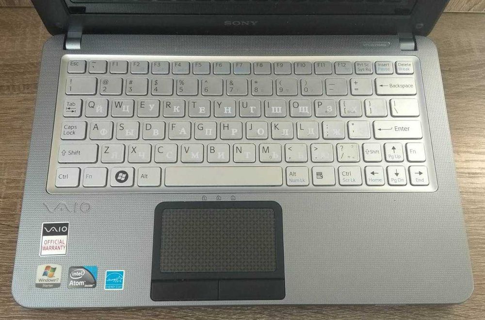 нетбук Sony с новой мышкой