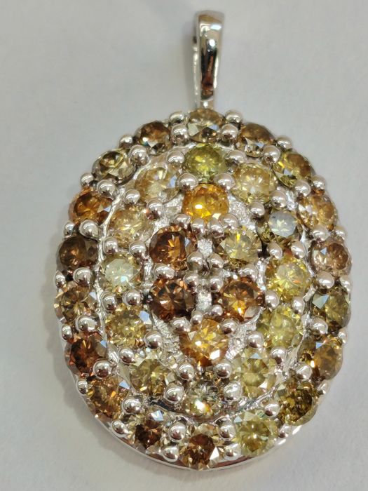 Pandantiv cu diamante 0.95 carate