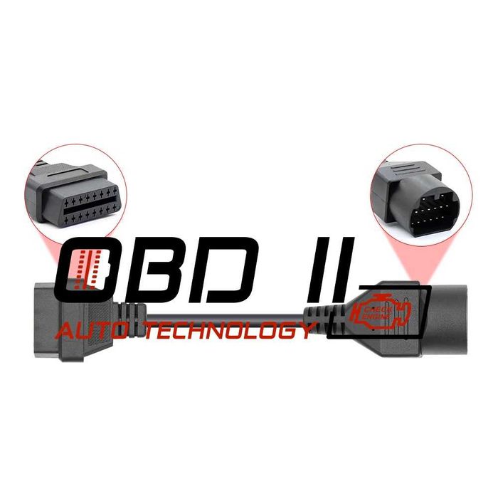 Кабел / Преходник / Адаптер за Mazda 17 Пина 17 Pin Мазда Delphi