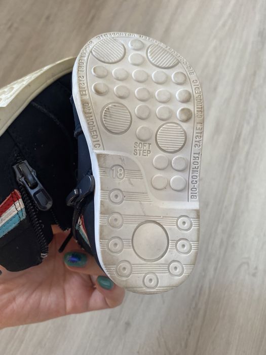 Детские сапоги натур