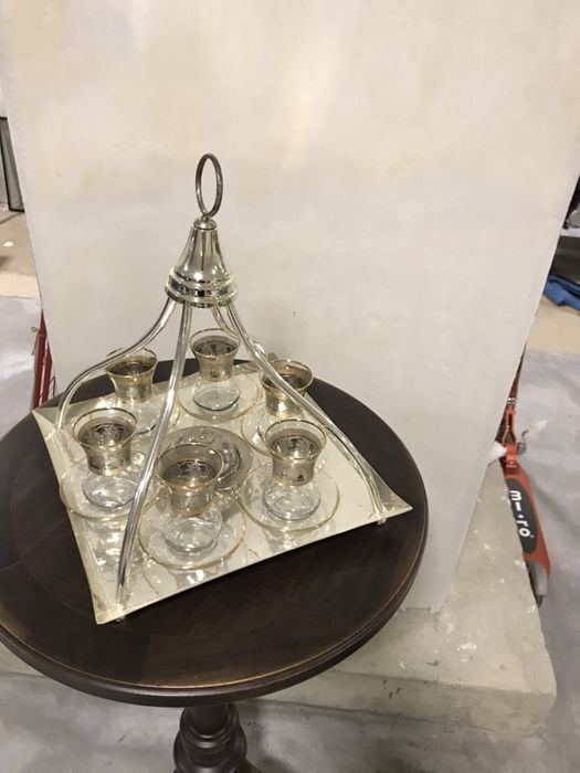 Комплект за чай сребро