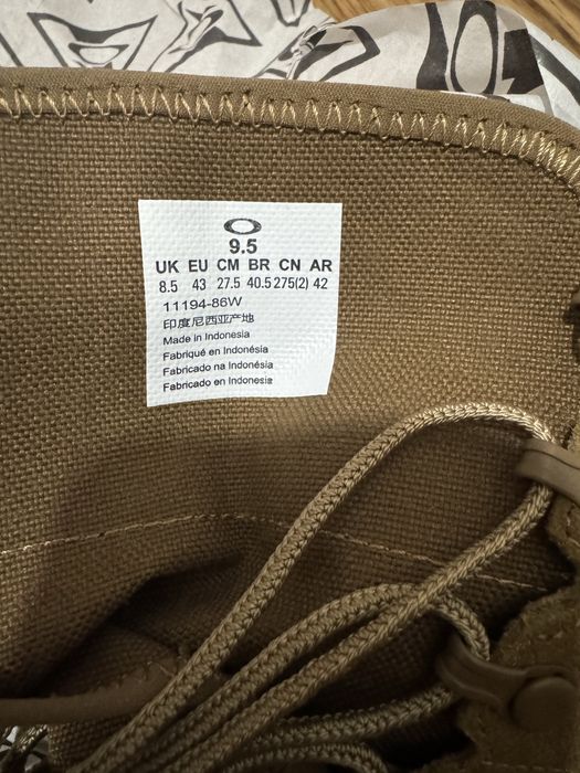 Bocanci militari Oakley piele intoarsa/ vara