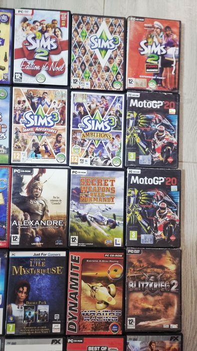 Mafia , Moto GP ,etc..jocuri  pe CD ,multe titluri  ,raritati  colorate