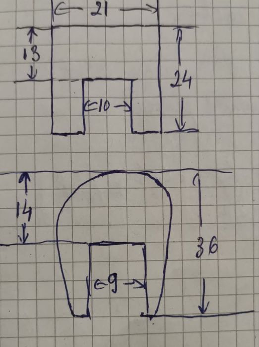 Profil u sau t din cauciuc