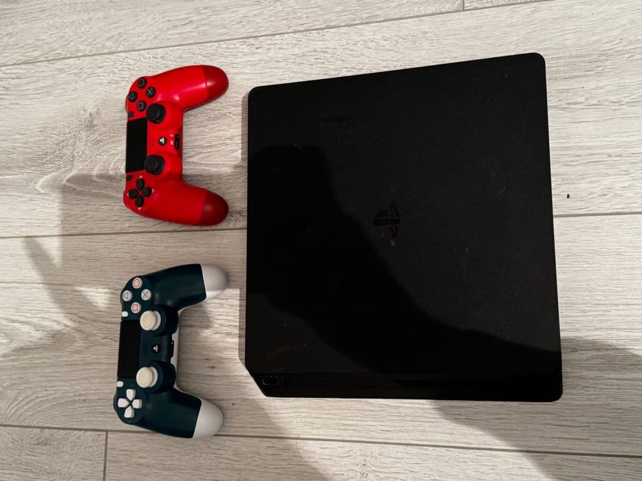 Продам PS4 slim 500 gb, пс4 слим, игровая приставка, джойстики