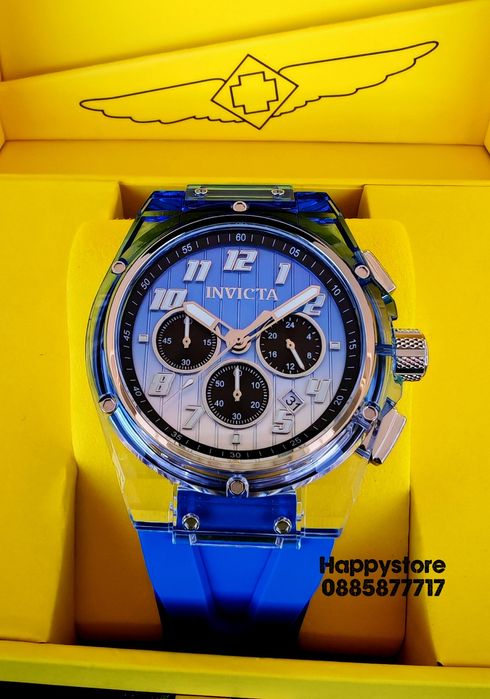 INVICTA Prism Blue 44 mm, Инвикта нов ръчен часовник