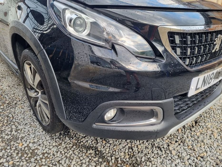 Bara fata Peugeot 2008 Facelift 2016 - 2019 Perla Nera Schwarz KTV (1299) model fara ...