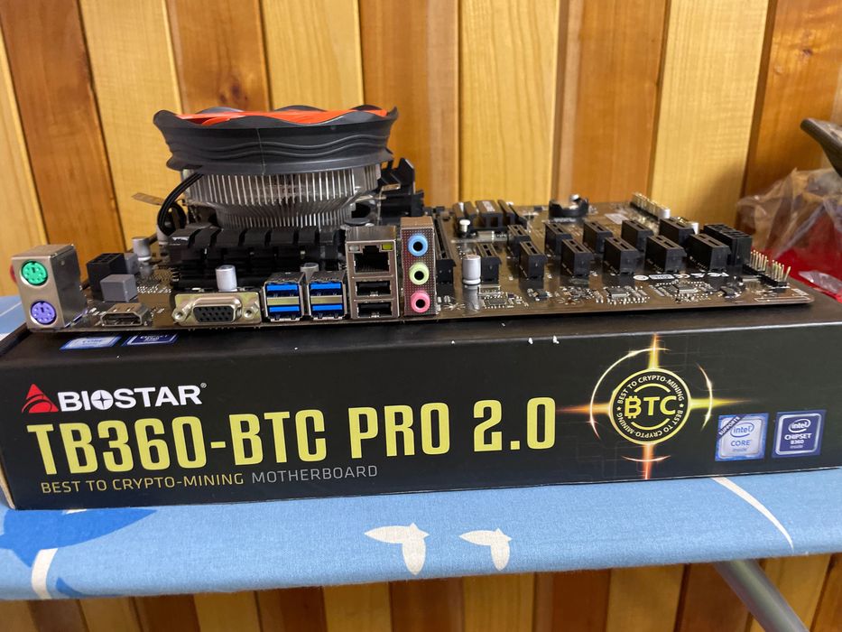 Placa de baza Biostar TB360-BTC PRO 2.0 + procesor ,cooler și memorii