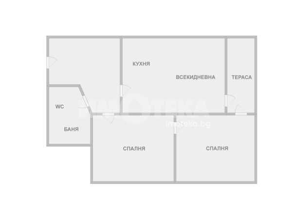 Дава се под наем Тристаен апартамент в Варна, Левски - 76 кв.м за 498.27 € - Снимка #4