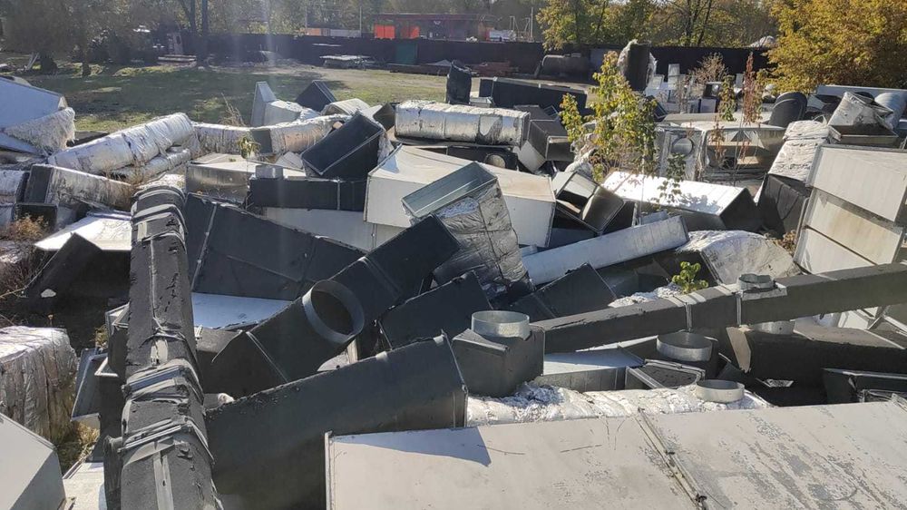 Распродажа воздуховоды на вес разные