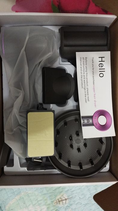 Фен новый с насадками