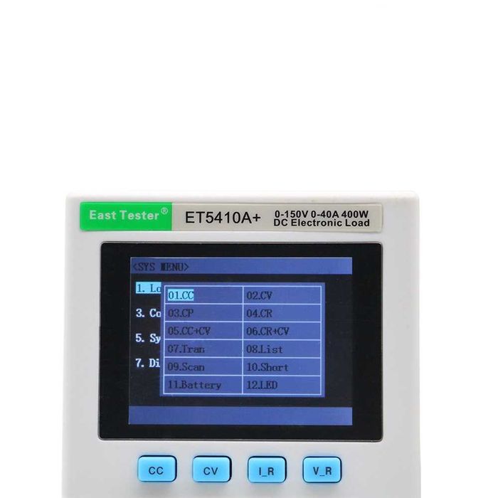 Sarcina electronica programabila 150V 40A 400W  DC Electronic Load