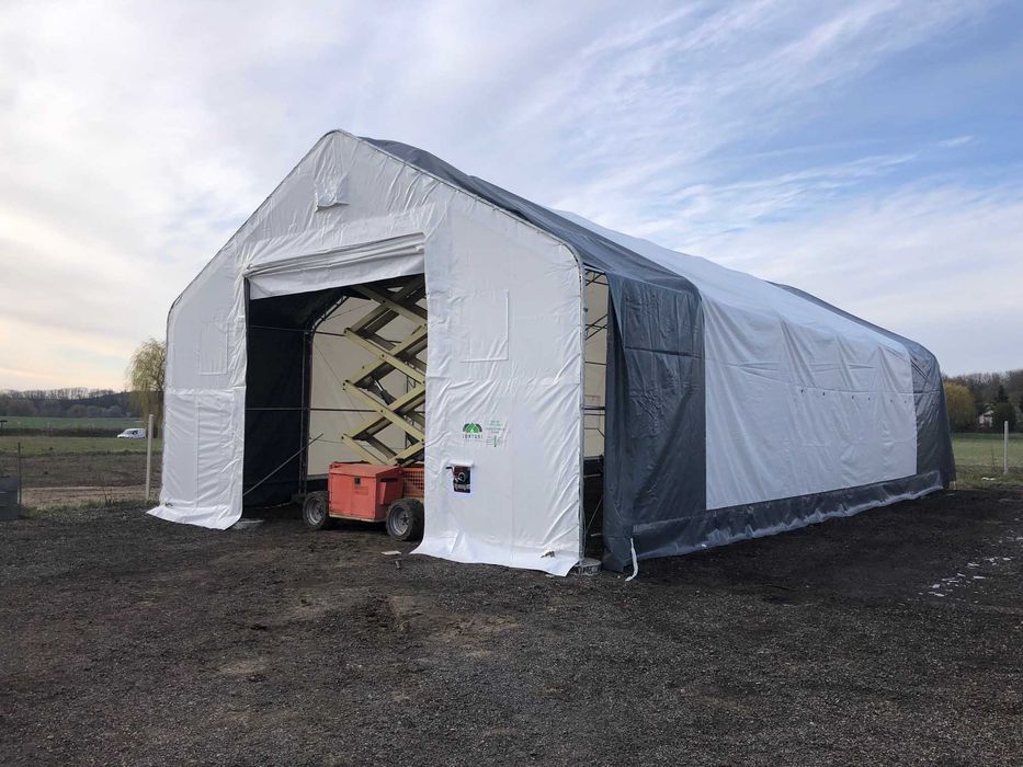 Cort pentru depozit 9,15x18,3x6 1 m,depozitare marfa,cort industrial