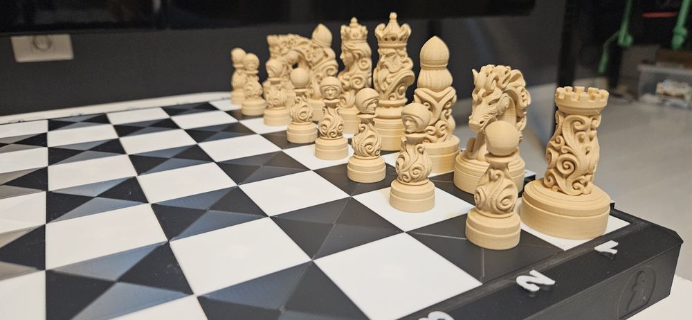 Set 32 piese sah 7 cm înălțime