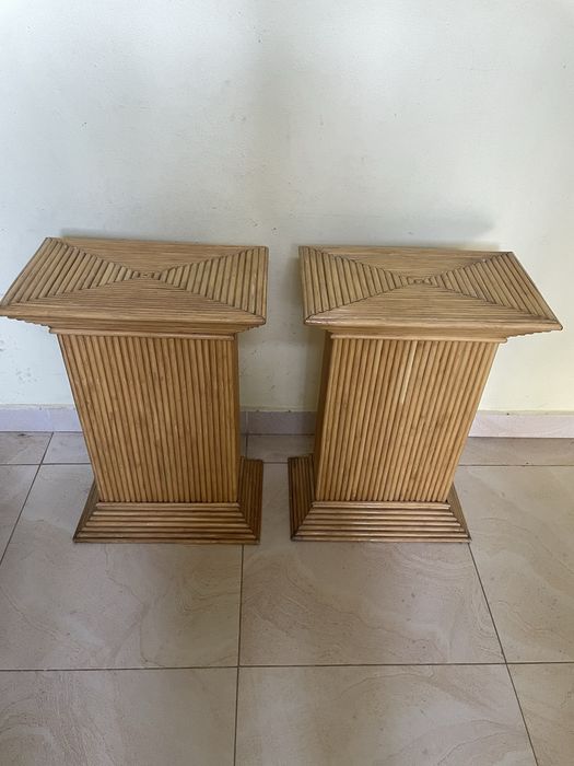 Ратанови пиедестали в стил Gabriela Crespi , Италия