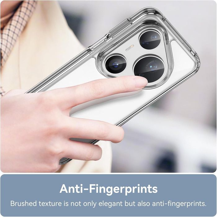 Прозрачен кейс space case за huawei pura 80 ultra