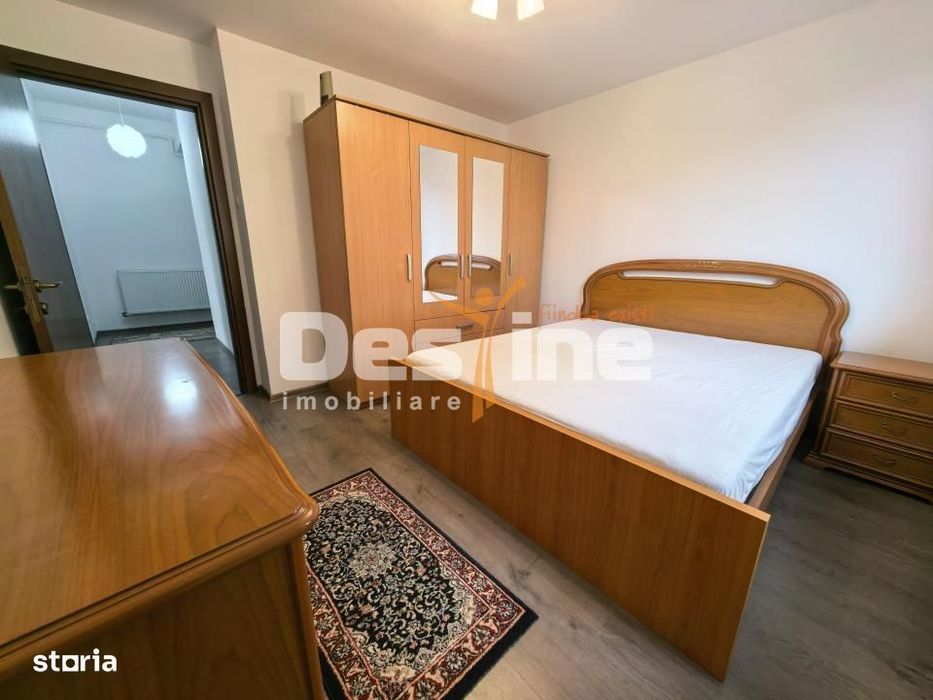 Apartament 3 camere 66 mp mobilat, cu balcon, gradina și loc de parcar