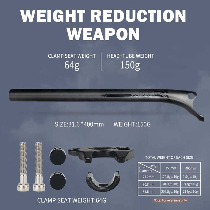 Карбоновый подседел TOSEEK