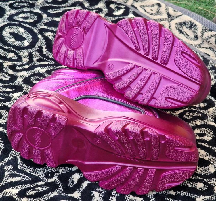 Buffalo Metallic Purple  оригинални дамски сникърси 37 номер