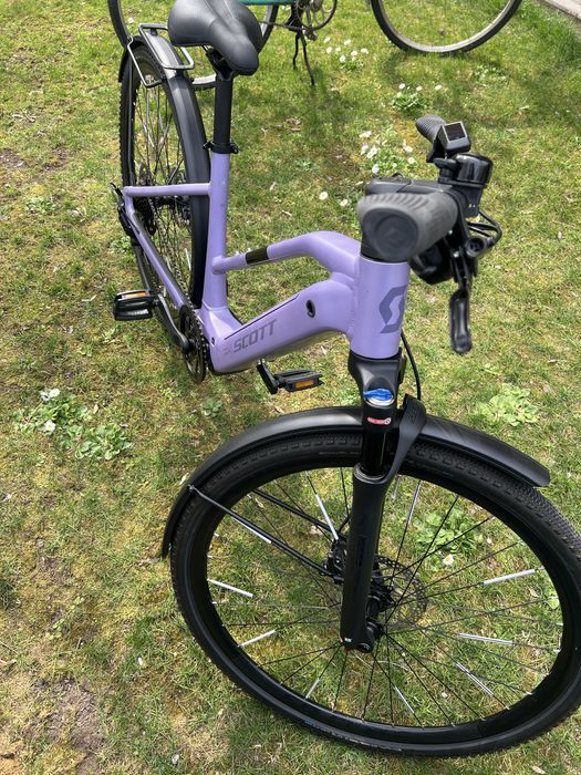 КАТО НОВ!!! E-bike Scott  28 цола Електрически велосипед  Скот 28