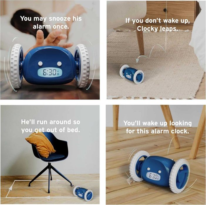 часовник с аларма CLOCKY