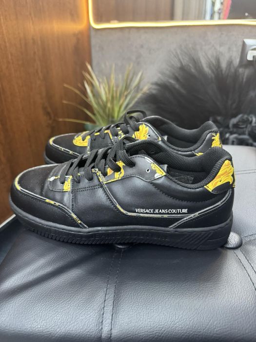 Кожени сникърси Versace couture