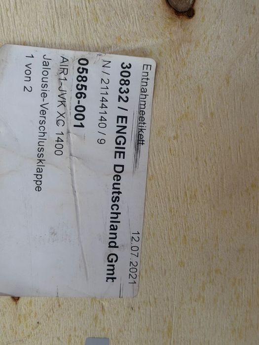 Clapetă de închidere cu lamele Helios