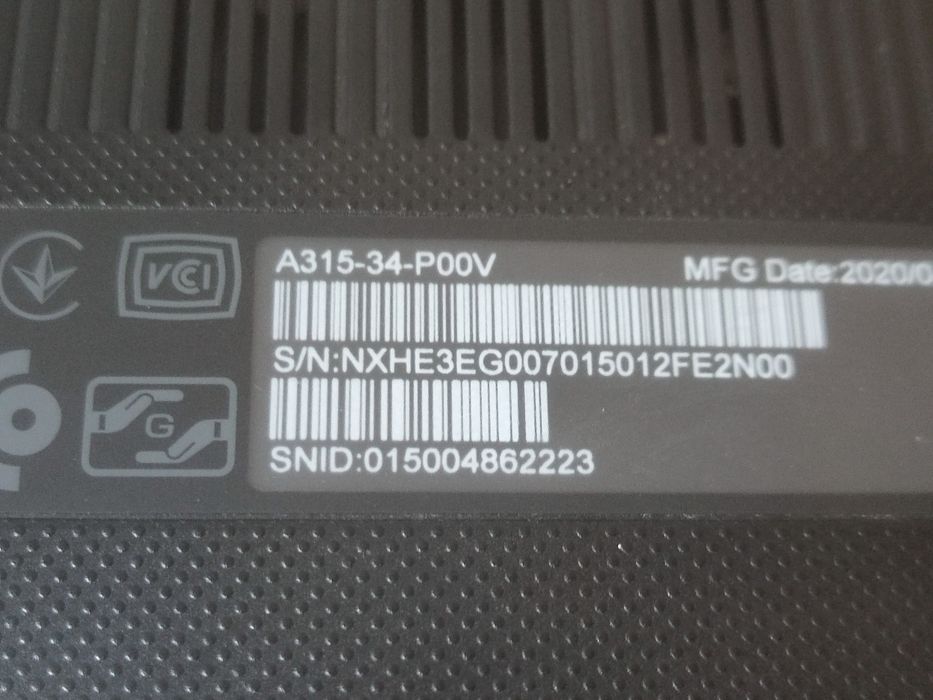 Carcasa completa + tastatura + Balamale - Acer Aspire 3 A315-34