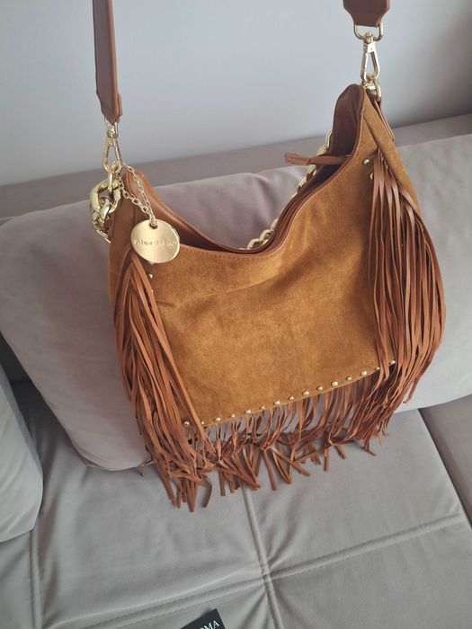 Дамска кожена чанта от Италия