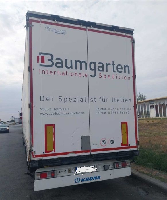 SEMIREMORCA KRONE SD 2015 -TOP !!! 7500 neg plus alte schmitz  mega