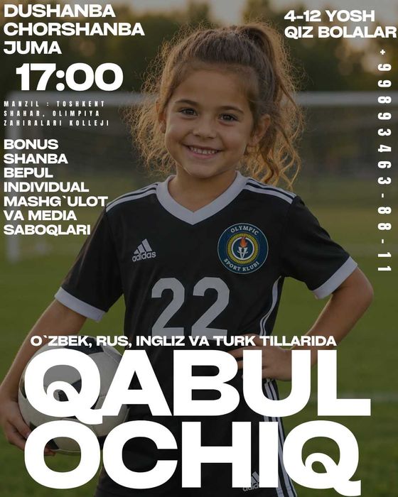 OLYMPIC SK 4-14 yosh bolalar uchun futbol to`garagi
