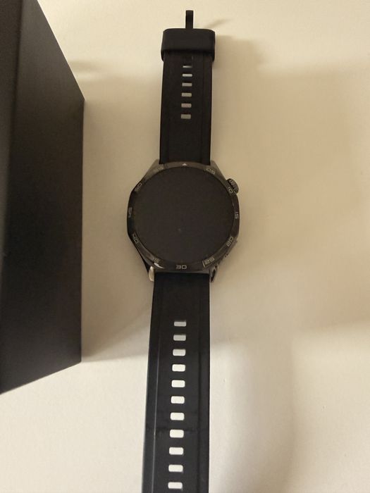 Ceas smartwatch Huawei GT 5 negru cutie accesorii curele