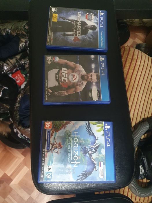 Диски с играми на Sony playstation 4