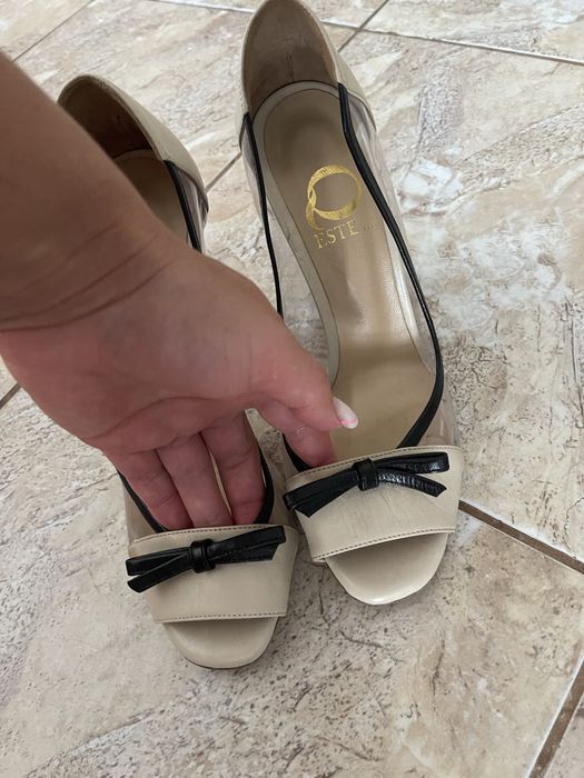 Pantofi dama vero cuoiu decupati in fata