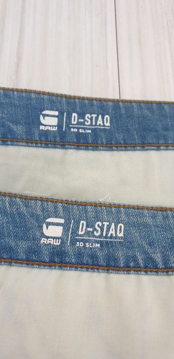 G - Star D - Staq 3D Slim Mens Size 34/34 и 34/32 2бр НОВО! ОРИГИНАЛ Мъжки Дънки!