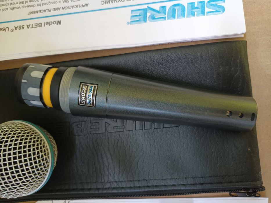 Microfon profesional tip Shure Beta 58A Microfon tobe/percutie/studio