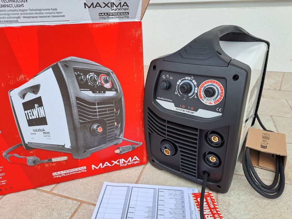 Telwin Maxima 200 Synergic tip MIG-MAG, 170 A, 230 V,Cod: 816087 Nou