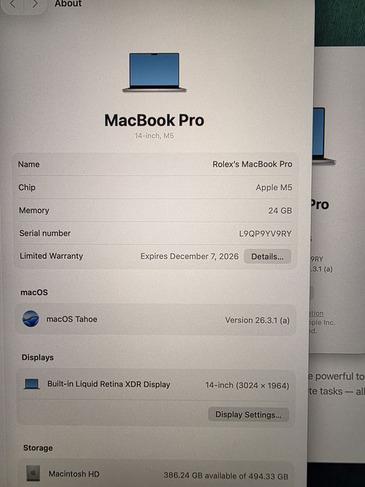 Macbook pro 14inch