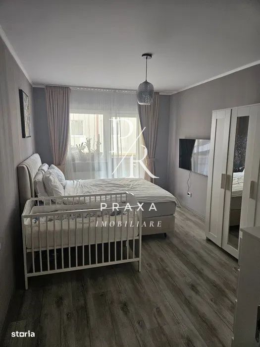Apartament 2 camere, 61mp, balcon, parcare, mobilat complet, zona str.