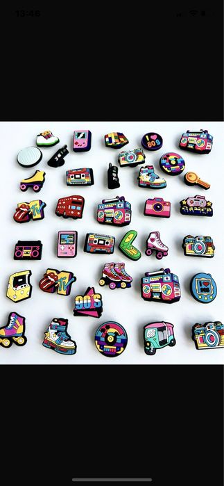 Jibbitz pin charm accesorii crocs mickey basket natura munte ronaldo