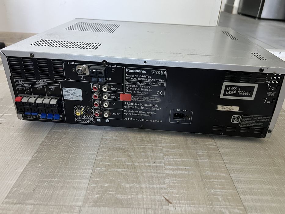 Amplituner Panasonic Subwoofer activ Sony