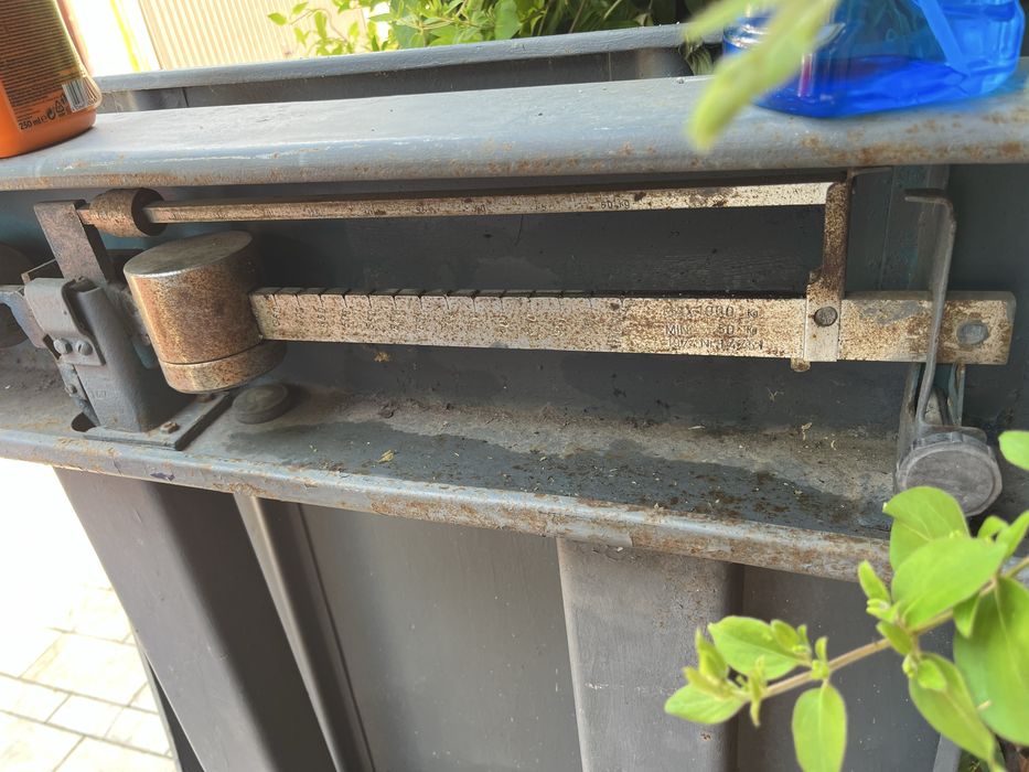 cântar basculă mecanic industrial, de tip clasic