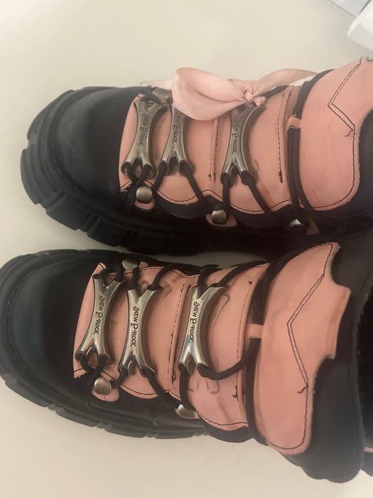 обувь new rock розовые