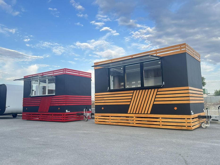 Търговска каравана за бързо хранене със спирачка 4*2*2.1