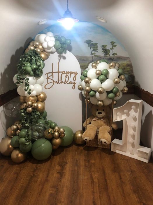 Decor baloane , botez, majorate , petrecere mot