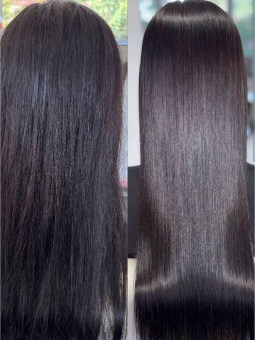 Кератиновое выпрямление