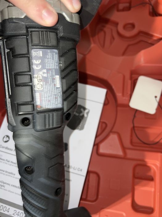 Акумулаторен ъглошлайф parkside