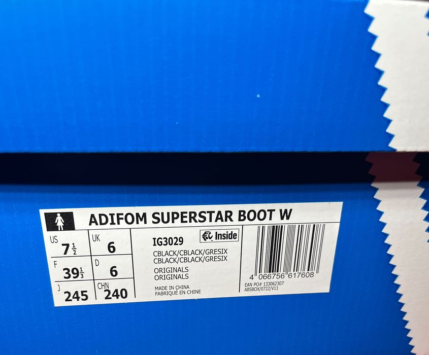 Дамски ботуши Adidas Adifom Superstar Boot W