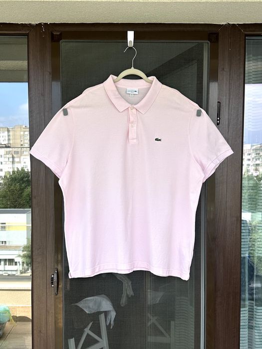 Мъжка поло тениска LACOSTE (Slim Fit) - размер 4XL (1XG) / ОРИГИНАЛ